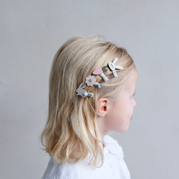 Bunny and Flower Mini Clips