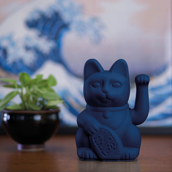 Lucky Cat - Dark Blue