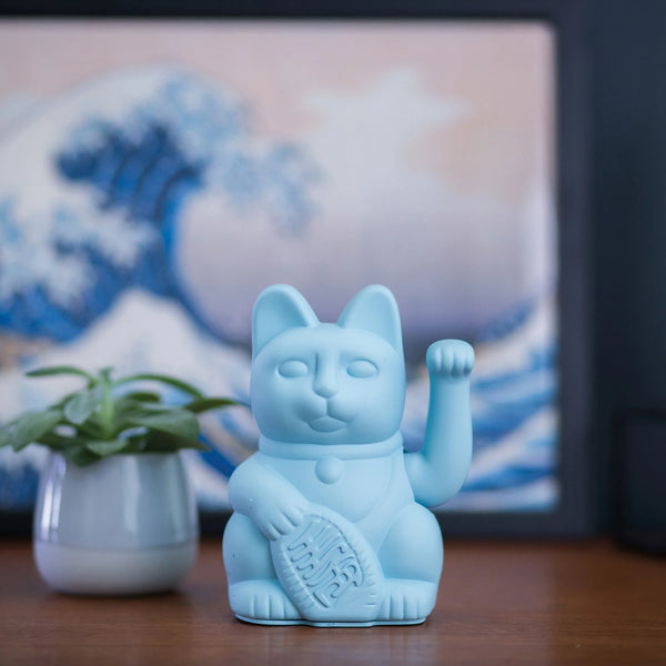 Lucky Cat - Light Blue