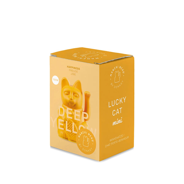 Mini Lucky Cat - Deep Yellow