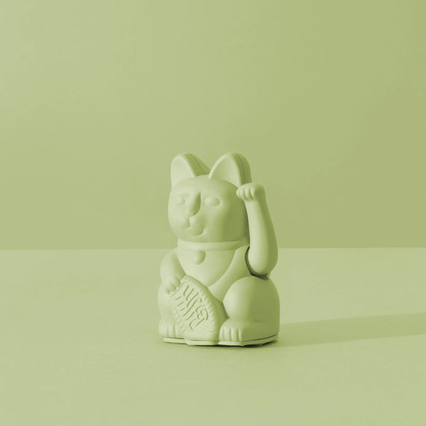 Mini Lucky Cat - Light Green