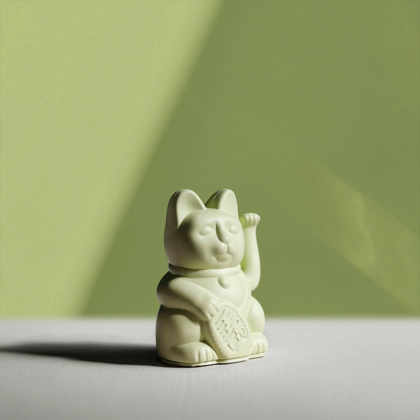 Mini Lucky Cat - Light Green