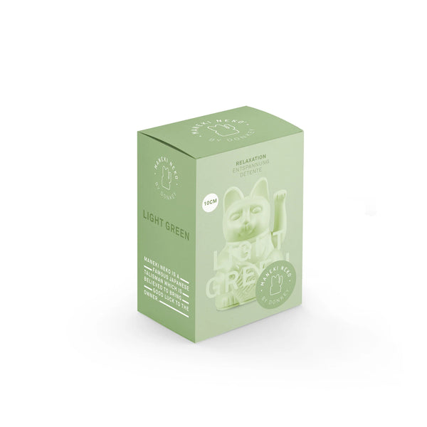 Mini Lucky Cat - Light Green