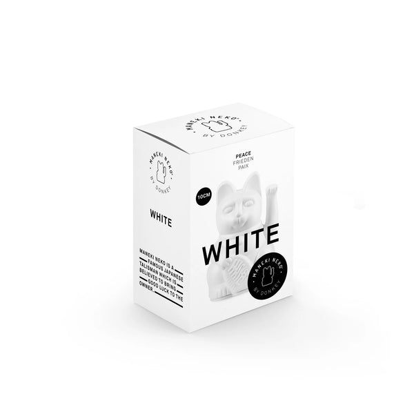 Mini Lucky Cat - White