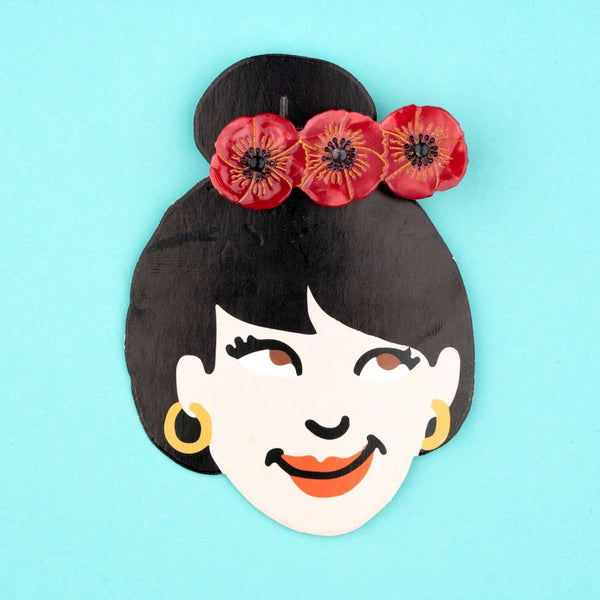 Poppy Hair Clip