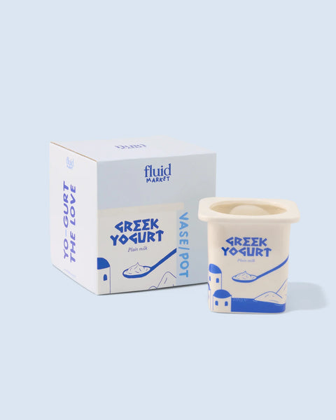 Greek Yogurt Vase