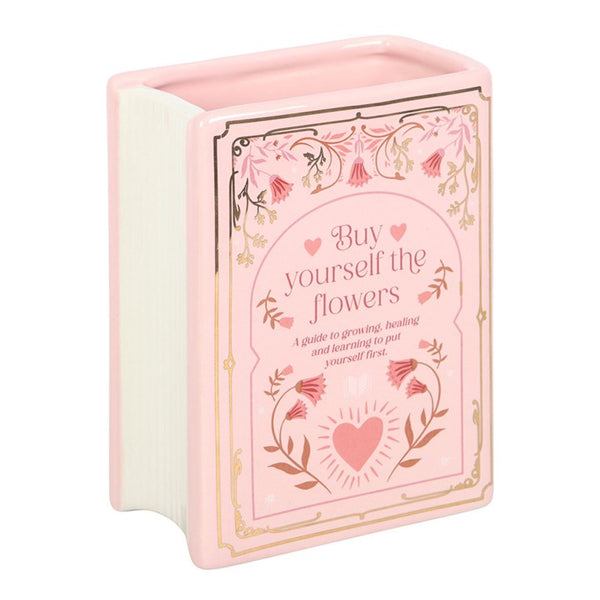 Buy Yourself The Flowers Book Shaped Vase