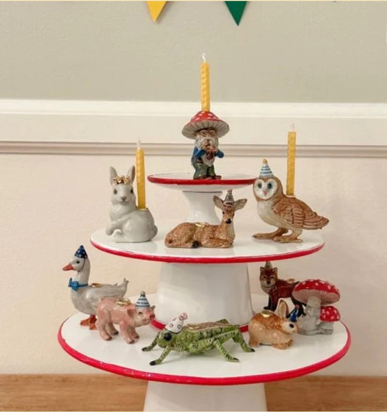 Mushroom Gnome Cake Topper