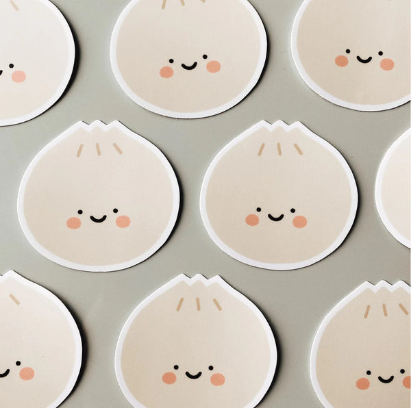 Dumpling Bun Decal Sticker