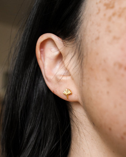 Gingko Studs
