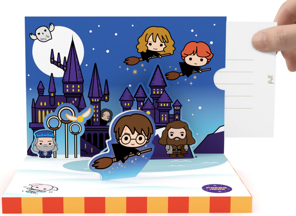 Hogwarts in the Snow Music Box Card