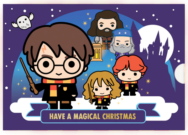 Hogwarts in the Snow Music Box Card