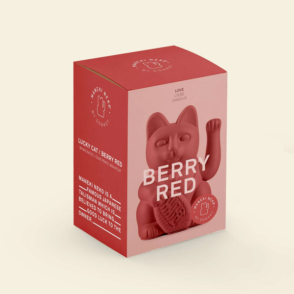 Lucky Cat - Berry Red