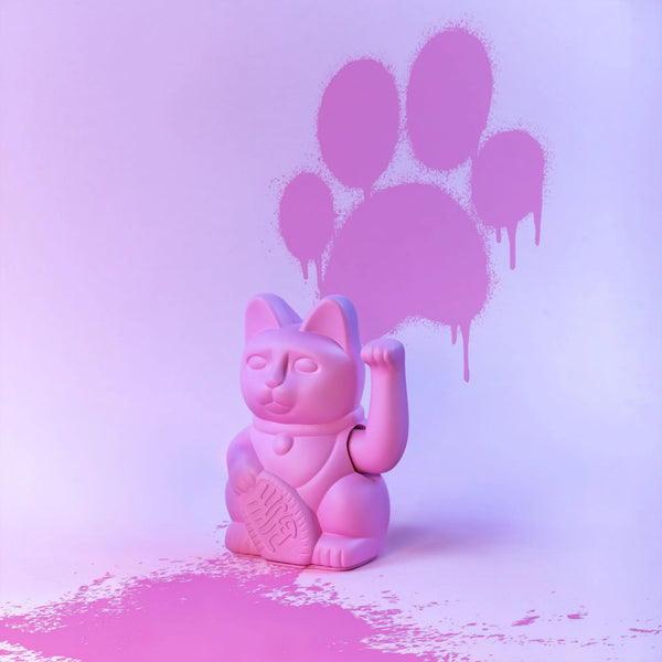 Lucky Cat - Hot Pink
