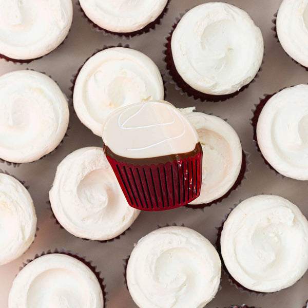 Red Velvet Cupcake Hair Claw