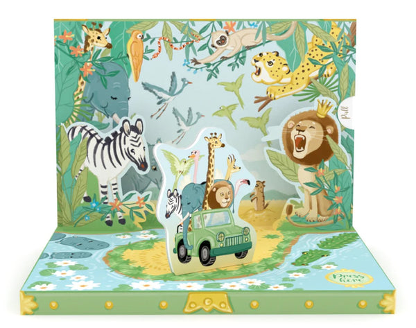 Jungle Adventures Music Box Card