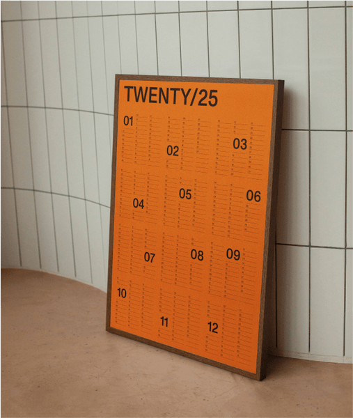 (PRE-ORDER) 2026 Wall Calendar - Yearly Edition