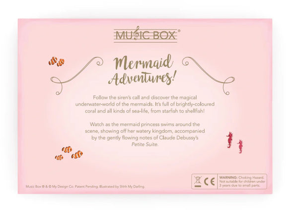 Mermaid Adventures Music Box Card