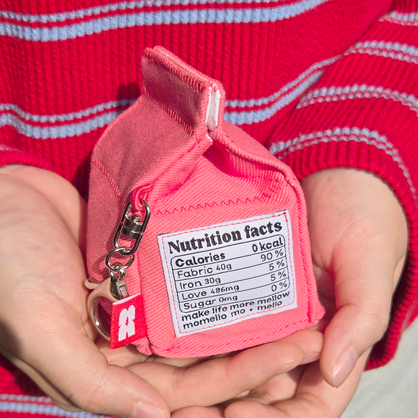 Mini-Milk Keyring Pouch