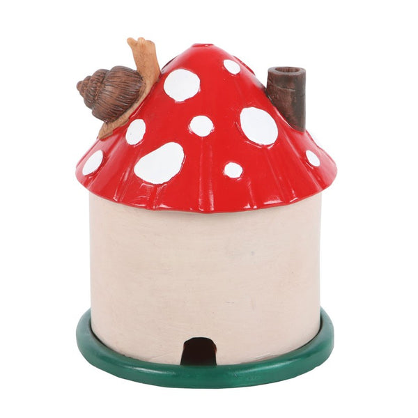 Mushroom House Incense Cone Burner
