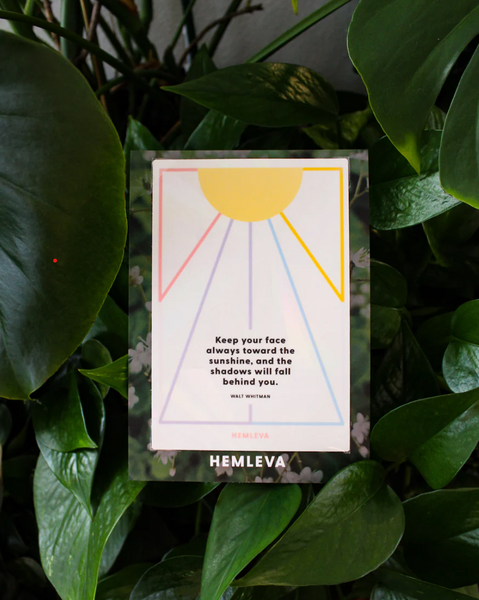 Suncatcher Greeting Card • Walt Whitman