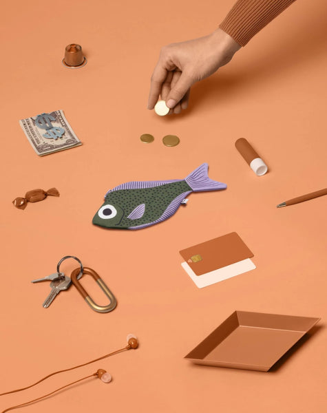 Sweeper Fish Purse / Keychain - Green