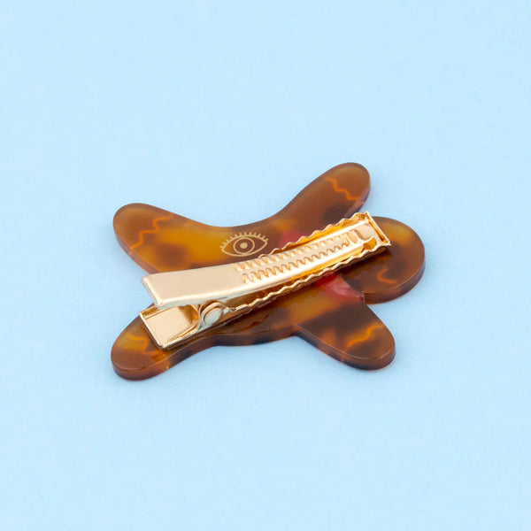 Gingerbread Man Hair Clip