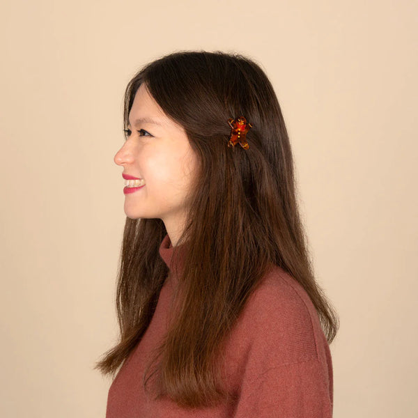 Gingerbread Man Hair Clip