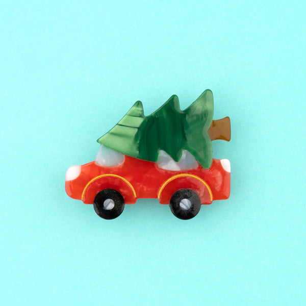 Christmas Tree Car Hair Clip