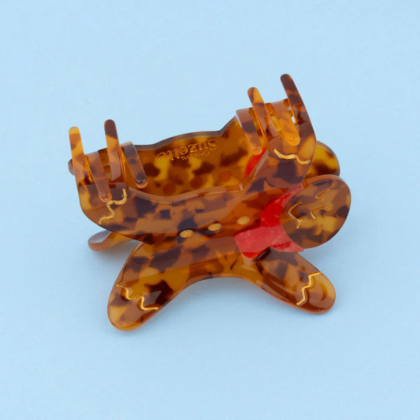 Gingerbread Man Hair Claw