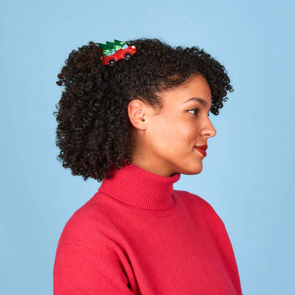 Christmas Tree Car Hair Claw