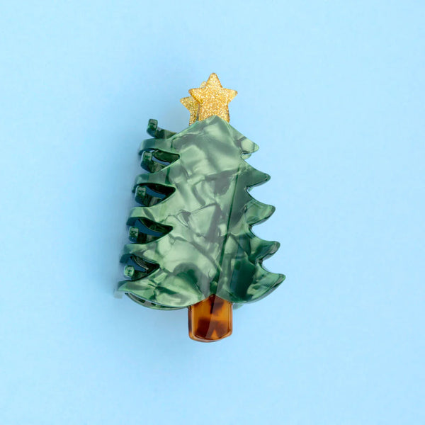 Christmas Tree Hair Claw