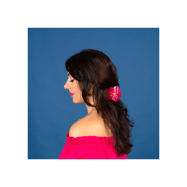 Hibiscus Hair Claw