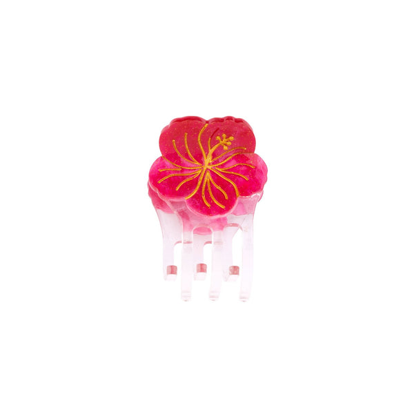 Hibiscus Mini Hair Claw