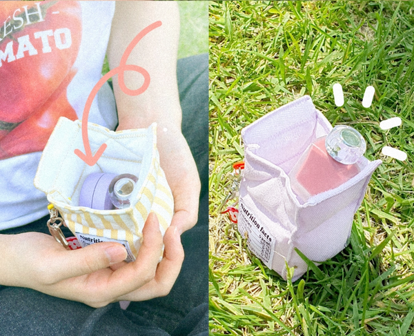 Mini-Milk Keyring Pouch