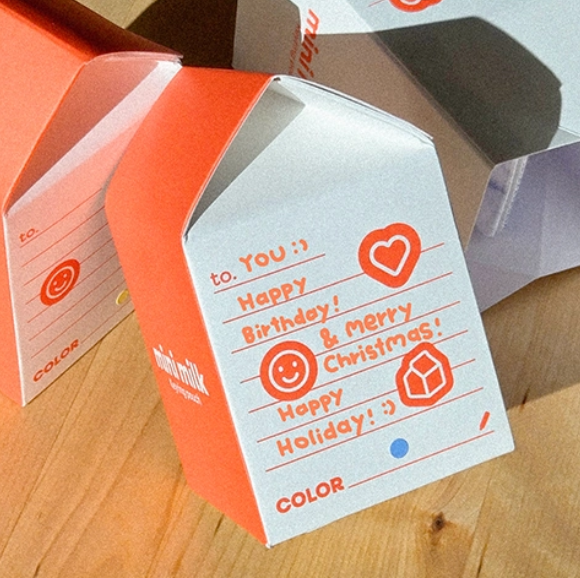 Mini-Milk Keyring Pouch