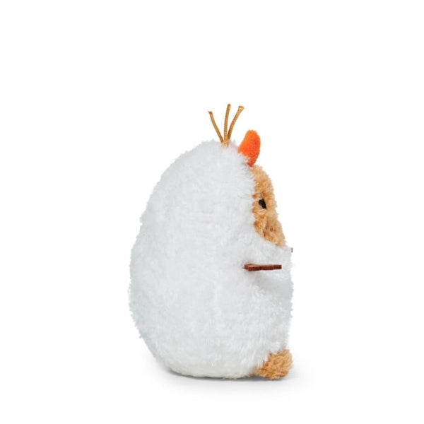 Snowman Ricespud Mini Sitting Plush Toy