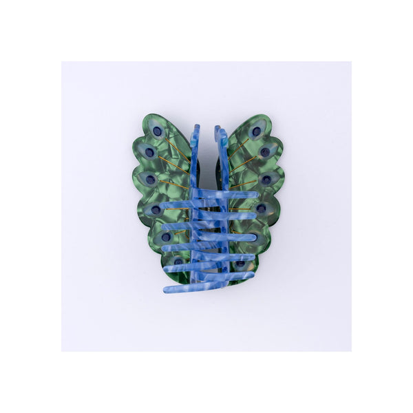 Peacock Hair Claw
