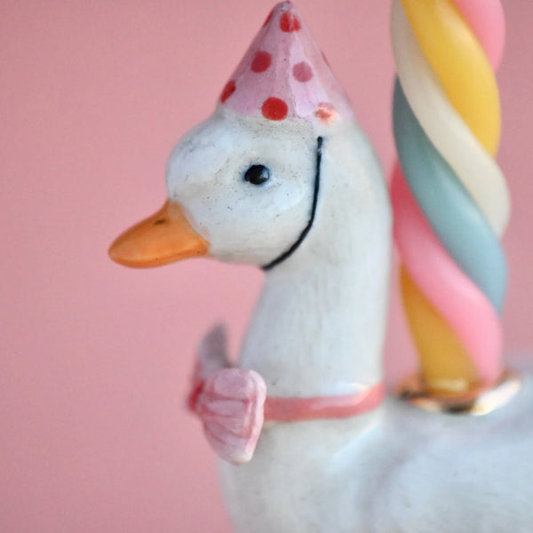 Pink Goose Cake Topper