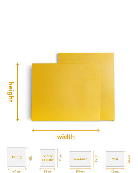 Extra Shelves in Mustard