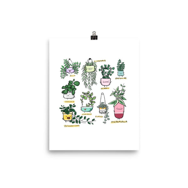 Plant Family Series Art Print