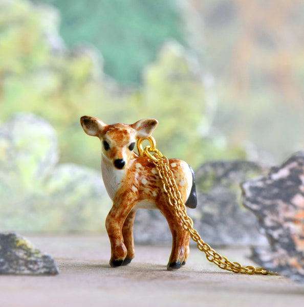 Newborn Fawn Necklace