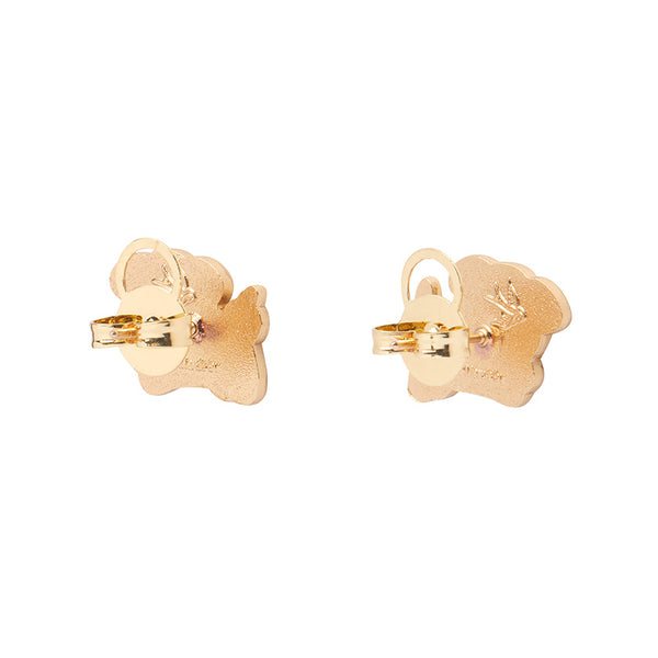 Snuffy Enamel Stud Earrings