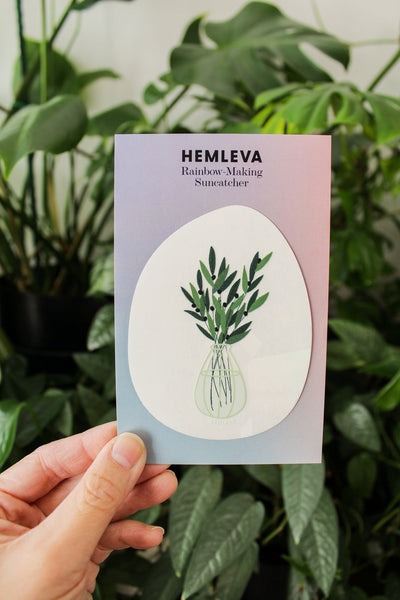 Olive Branch Suncatcher • Card Insert