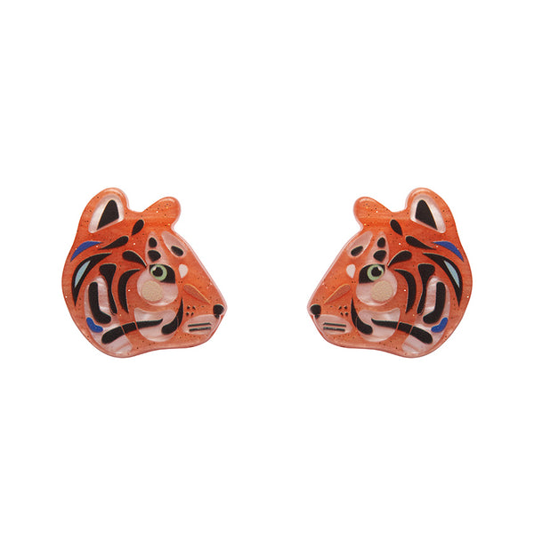 The Tranquil Tiger Earrings