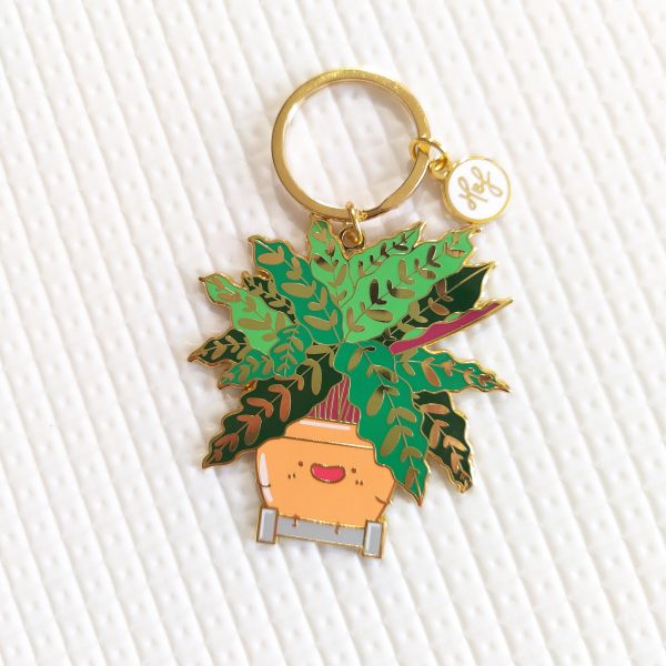 (WAREHOUSE SALE) Calathea Rattlesnake Keychain