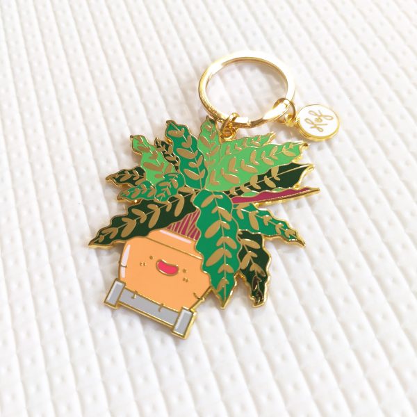 (WAREHOUSE SALE) Calathea Rattlesnake Keychain