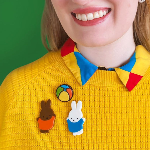 Miffy and Melanie Mini Brooch Set