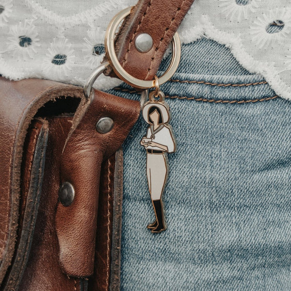 Coffee Lady Keychain