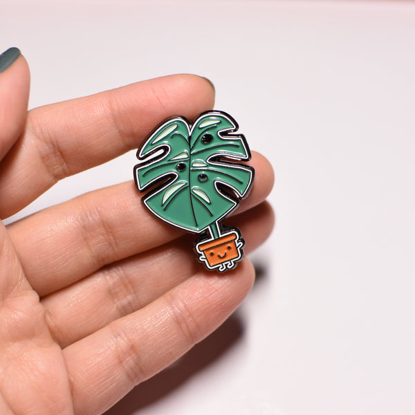 (WAREHOUSE SALE) Monstera Soft Enamel Pin